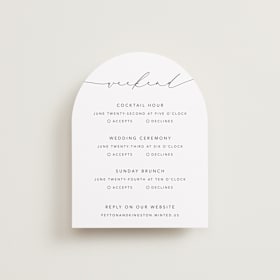 Multi-Event RSVP Cards