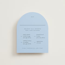 Multi-Event RSVP Cards
