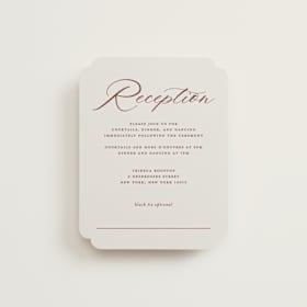 Reception Cards