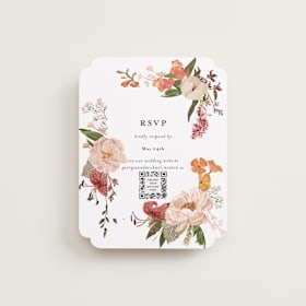 Foil-Pressed RSVP Online Enclosure Cards