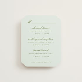 Multi-Event RSVP Cards
