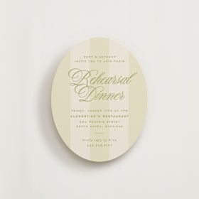 Rehearsal Dinner Cards