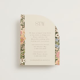 Foil-Pressed Direction Cards