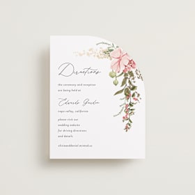 Foil-Pressed Direction Cards
