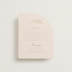 Foil-Pressed Direction Cards