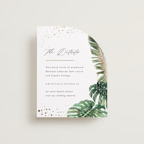 Foil-Pressed Direction Cards