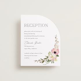 Foil-Pressed Reception Cards