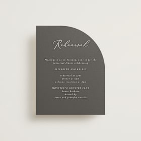 Rehearsal Dinner Cards