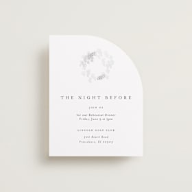 Rehearsal Dinner Cards