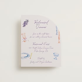 Rehearsal Dinner Cards