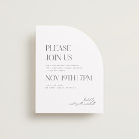 Rehearsal Dinner Cards