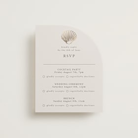 Foil-Pressed Multi-Event RSVP Cards