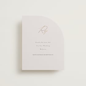 Foil-Pressed RSVP Online Enclosure Cards