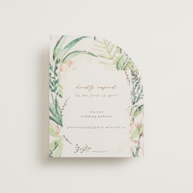 Foil-Pressed RSVP Online Enclosure Cards