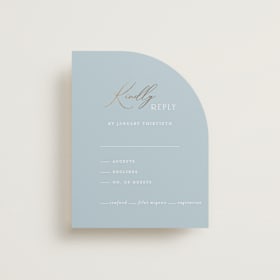 Foil-Pressed RSVP Cards