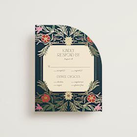 Foil-Pressed RSVP Cards