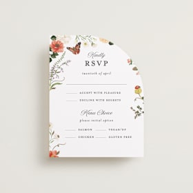 Foil-Pressed RSVP Cards