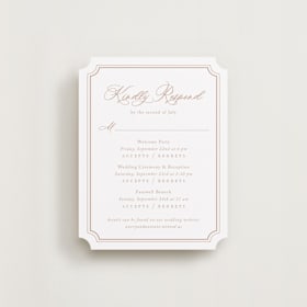 Multi-Event RSVP Cards