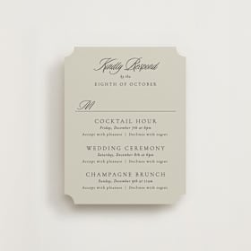 Multi-Event RSVP Cards