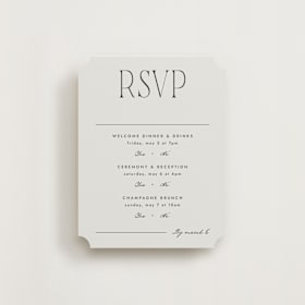Multi-Event RSVP Cards