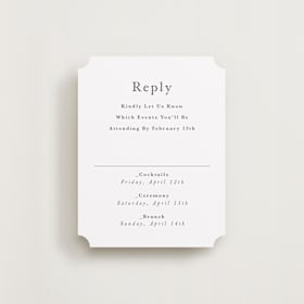 Multi-Event RSVP Cards