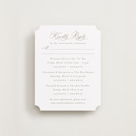 Multi-Event RSVP Cards