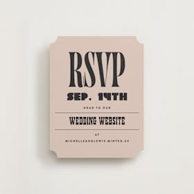 RSVP Online Enclosure Cards