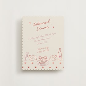 Rehearsal Dinner Cards