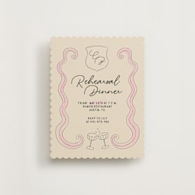Rehearsal Dinner Cards