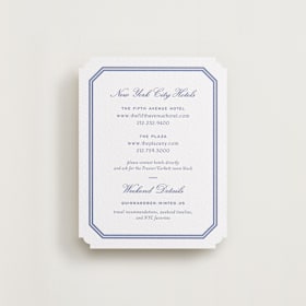 Letterpress Direction Cards