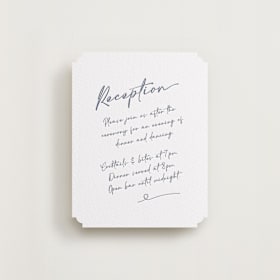 Letterpress Reception Cards