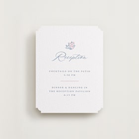 Letterpress Reception Cards