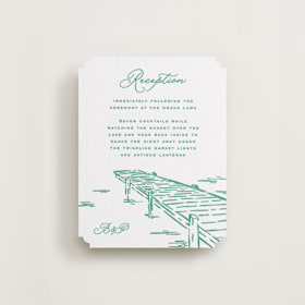Letterpress Reception Cards
