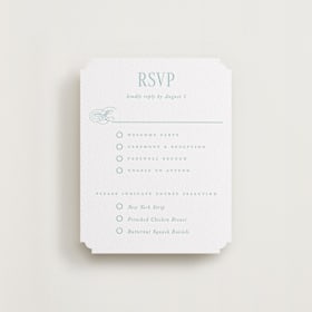 Letterpress Multi-Event RSVP Cards