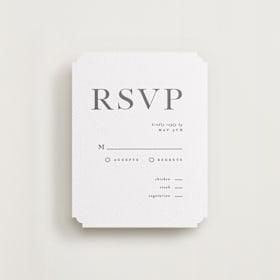 Letterpress RSVP Cards