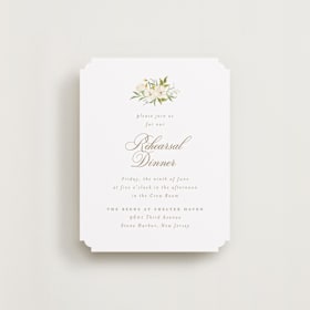Rehearsal Dinner Cards