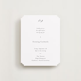 Rehearsal Dinner Cards