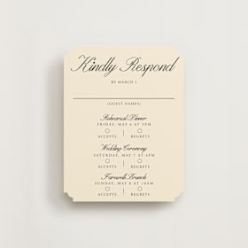 Multi-Event RSVP Cards