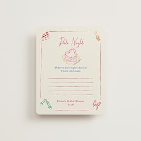 Bridal Shower Insert Cards
