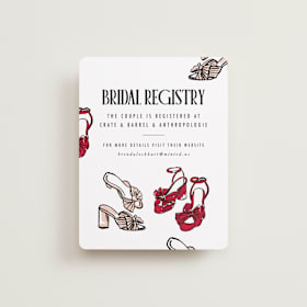 Bridal Shower Insert Cards