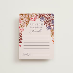 Bridal Shower Insert Cards