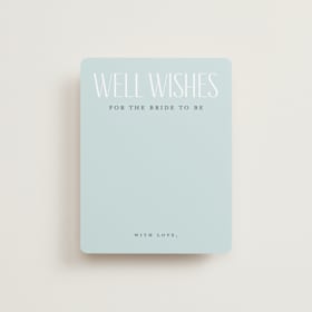 Bridal Shower Insert Cards