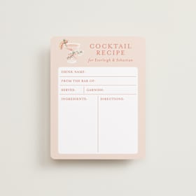 Bridal Shower Insert Cards