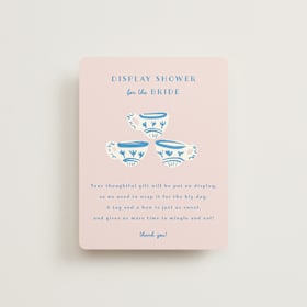 Bridal Shower Insert Cards