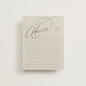 Bridal Shower Insert Cards