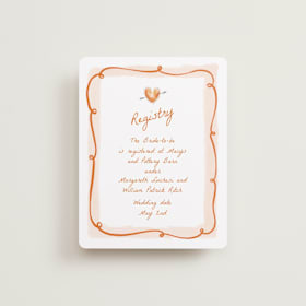 Bridal Shower Insert Cards