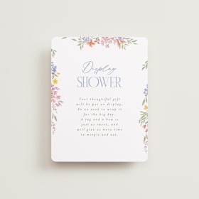 Bridal Shower Insert Cards