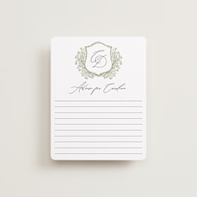 Bridal Shower Insert Cards