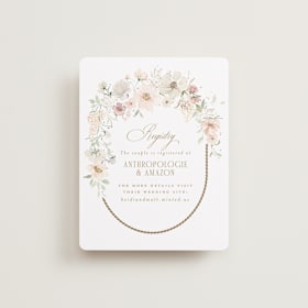 Bridal Shower Insert Cards