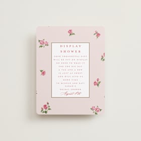 Bridal Shower Insert Cards